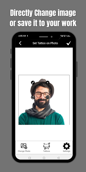 Tattoo on Photo-tattoo maker Screenshot 2