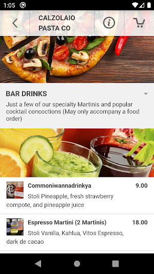 Calzolaio Pasta Co Screenshot 2