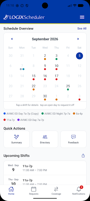 Logix Scheduler Screenshot 1
