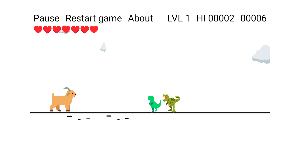 Evil Goat Run! Screenshot 0