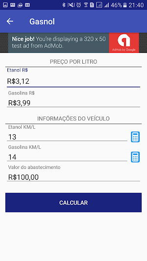 Gasnol - Gasolina ou Etanol? Screenshot 2