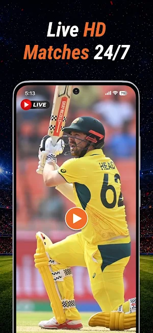 Live Cricket TV HD Screenshot 2