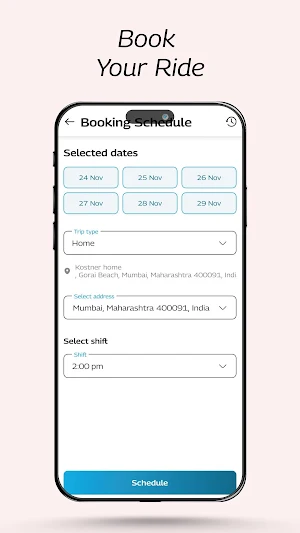 LOGIRYD - Employee App Screenshot 1