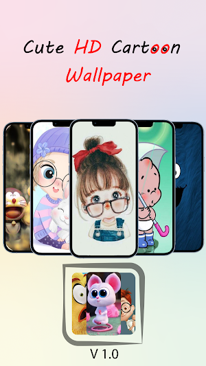 Cute HD Cartoon wallpaper Screenshot 1