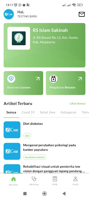 RSI Sakinah Mobile Screenshot 0