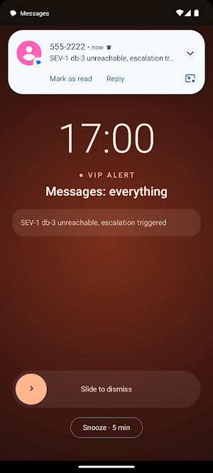 VIP Alarm — Notification Alarm Screenshot 0