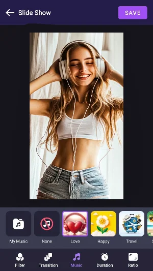 Love video maker with music Screenshot 2