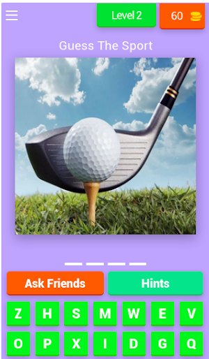 Games Quiz: Guess The Sports Screenshot 0