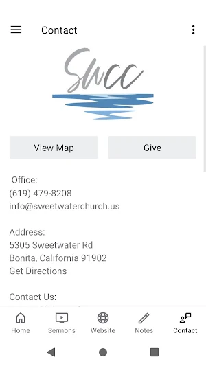 Sweetwater Community Church Screenshot 2