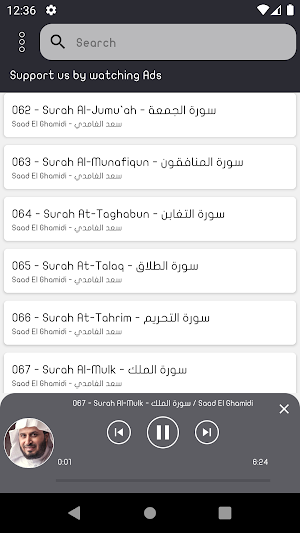 Saad El Ghamidi Quran Offline Screenshot 3
