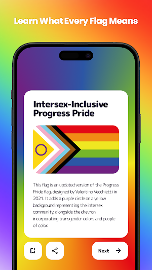 LGBTQ+ Flags: Pride & Quiz Screenshot 1