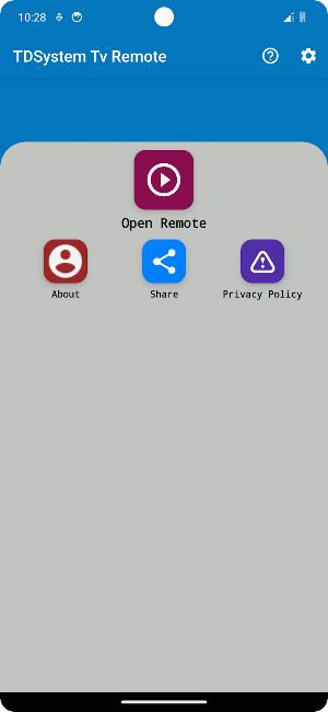 Remote  for TD system tv Screenshot 0