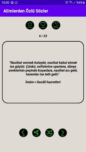 Alimlerden Özlü Sözler Screenshot 1