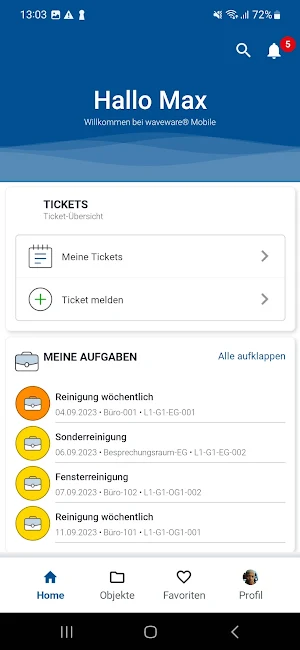 waveware® MOBILE 2 Screenshot 2