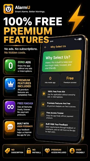 AlarmU: Alarm Clock & Timer Screenshot 2