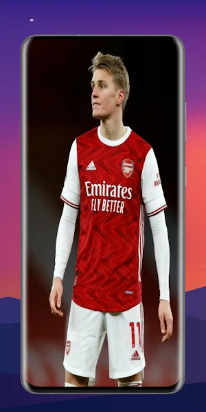 Martin Odegaard 4K Wallpaper Screenshot 1
