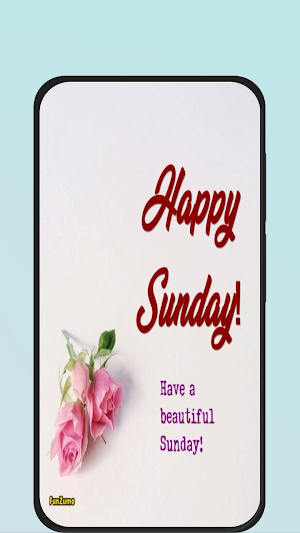happy sunday greetings Screenshot 0