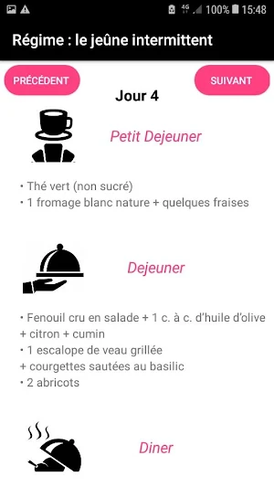 Régime jeune intermittent pour perdre du poids Screenshot 3