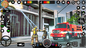 FireFighter Fire Truck Fireman Screenshot 3