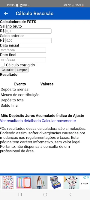 FGTS Saque Consulta Screenshot 1