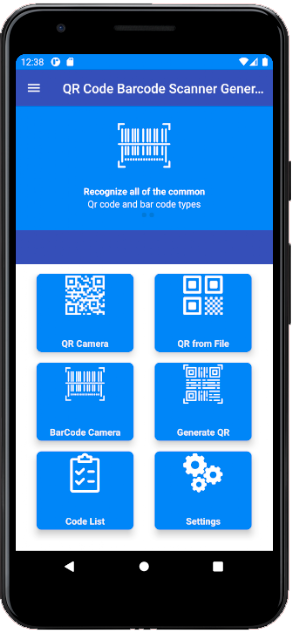 QR Code Barcode Scanner Genera Screenshot 0
