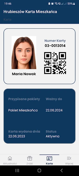 Hrubieszowska Karta Mieszkańca Screenshot 2