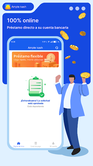 Ample kash: Préstamos en línea Screenshot 1