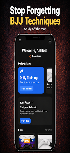 Matlock: BJJ Study App Screenshot 0