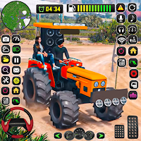 Indian Farming Game Tractor 3D