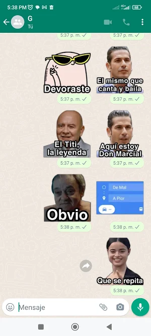 Stickers la queso Screenshot 2
