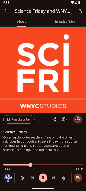 Simple Pods: Enjoy Podcasts Screenshot 1