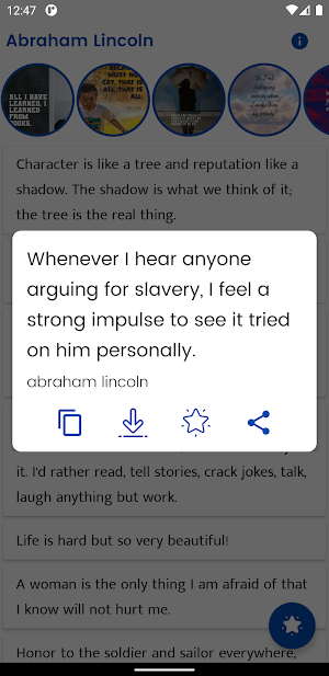 Abraham Lincoln Quotes Screenshot 2