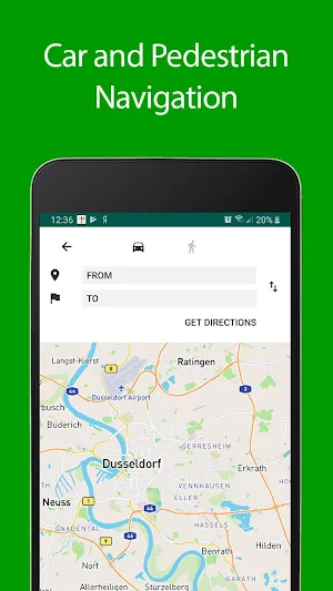 Dusseldorf Offline Map and Travel Guide Screenshot 1