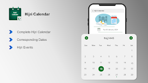 Hijri Calendar Islamic 2024 Screenshot 1