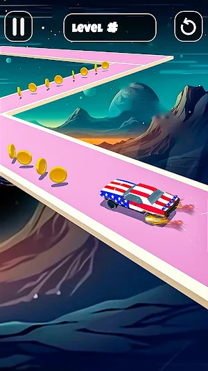 ZigZag Car Adventure Screenshot 0