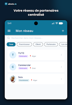 eDevis Screenshot 2