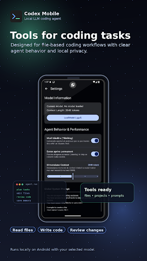 Codex Mobile - Local AI Agent Screenshot 0