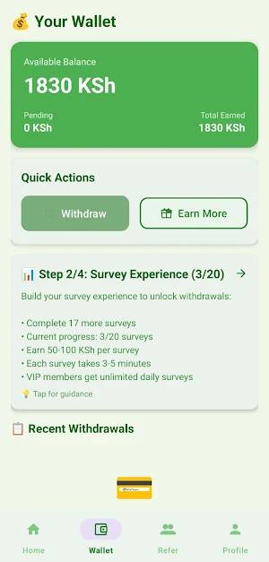 PaidSurveys Earn to Mpesa Screenshot 3