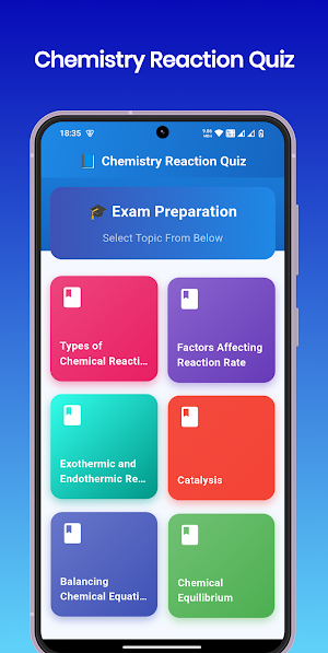 Chemistry Reaction Quiz Screenshot 0