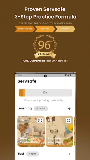 Servsafe Practice Test 2023 Screenshot 0