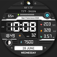 WFP 052 Digital watch face