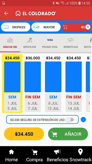 El Colorado Centro de ski. Chile Screenshot 2