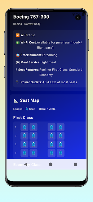 Plane Seats Screenshot 1