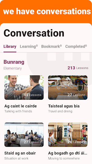 Irish - Listening Speaking Screenshot 1
