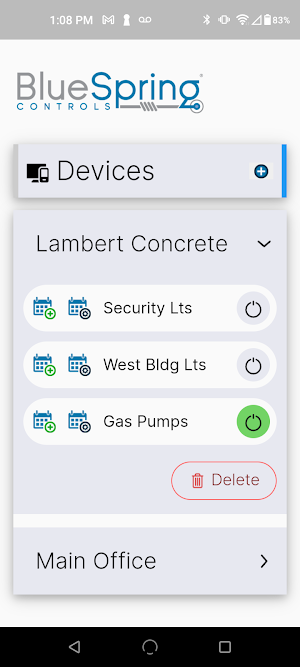 BlueSpring Controls Screenshot 1