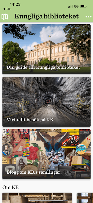 Kungliga Biblioteket Screenshot 0