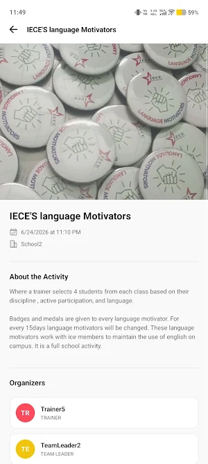 IECE's CMS Screenshot 3
