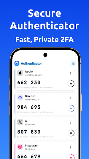 Authenticator App 2FA & TOTP Screenshot 0