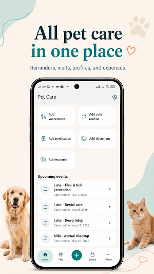 Pet Care Organizer Screenshot 0
