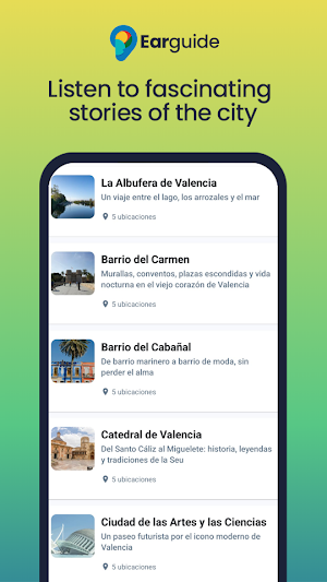 Earguide: Valencia Audio Guide Screenshot 1